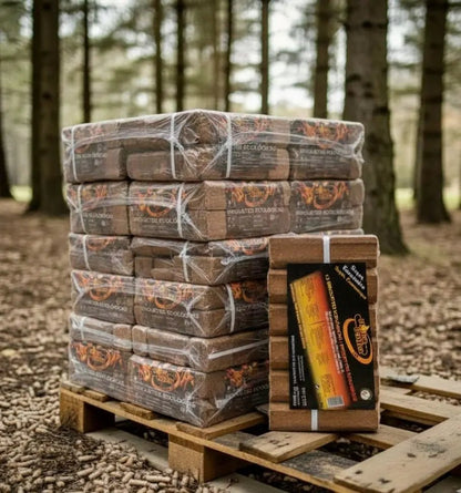 Palé de 96 Paquetes NovaLenha | Combustible Ecológico Spain - Pellets de madera