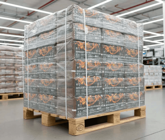 Palé de 96 Paquetes NovaLenha | Combustible Ecológico Spain - Pellets de madera