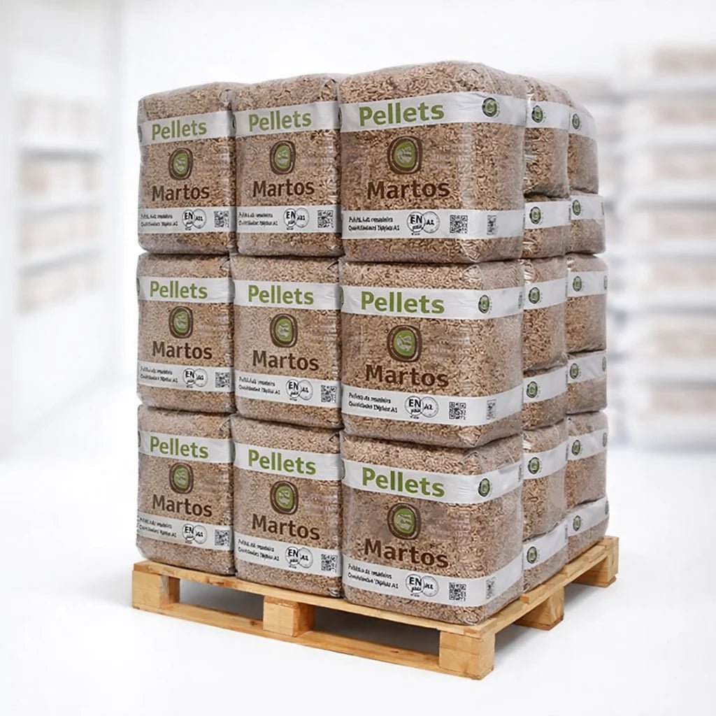Pellets Martos ENplus A1 – Palé de 70 Sacos de 15 kg - Pellets de madera