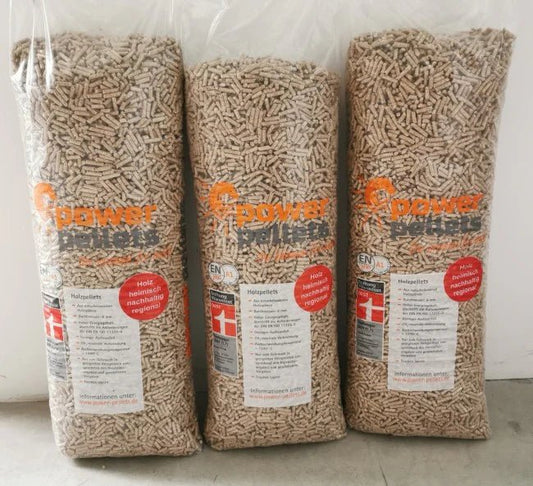 PowerPellets ENplus A1 – Palé de 65 Sacos de 15 kg - Pellets de madera
