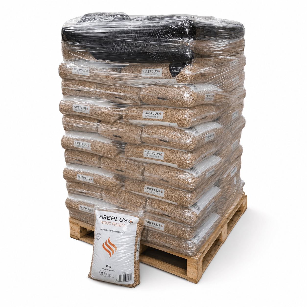Palet 77 Sacos Pellet ENplus A1 Fireplus 15 kg (1.155 kg)
