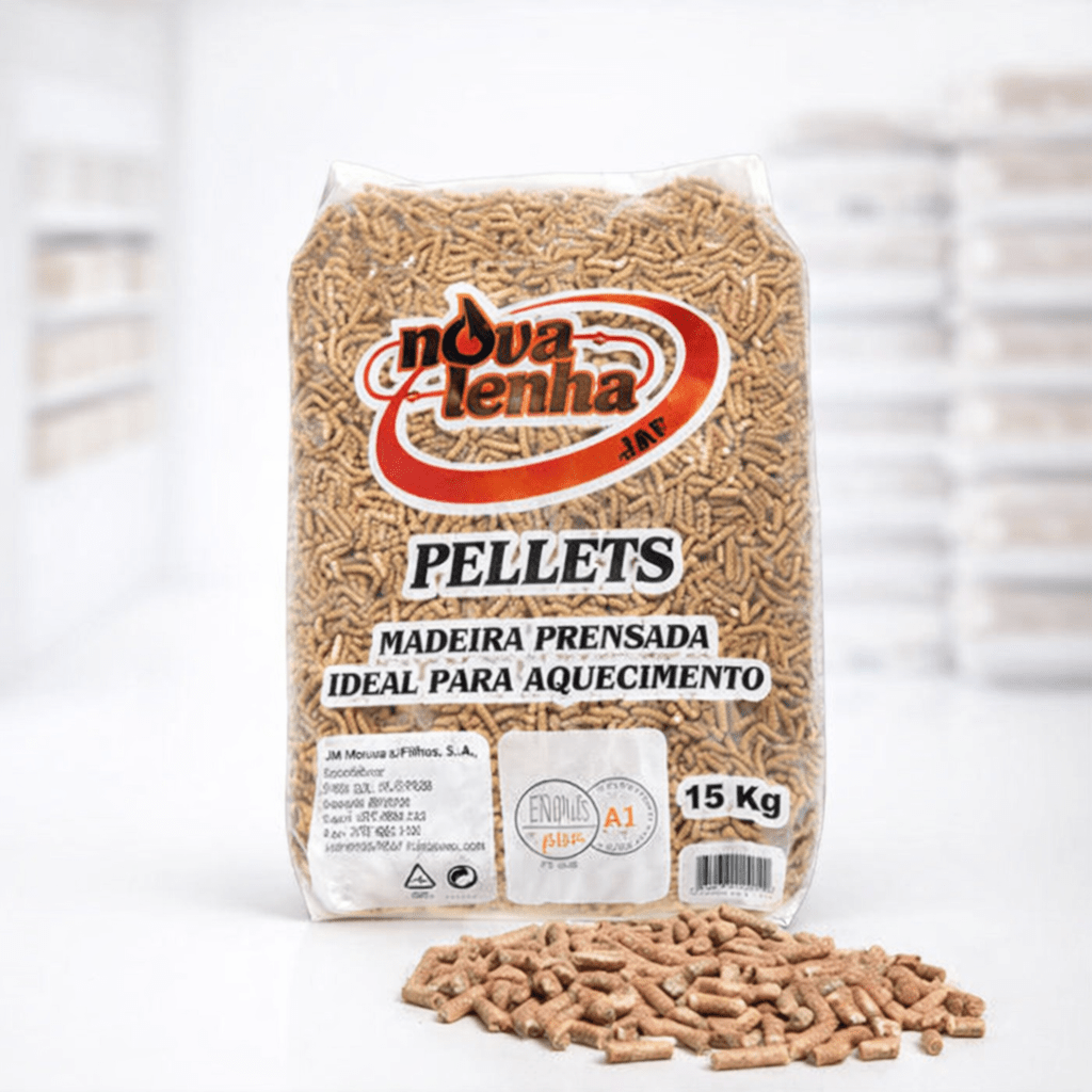 Pellets NovaLenha A1 Plus Certificados – Palé de 1155 kg de Pino 100% Natural - Pellets de madera